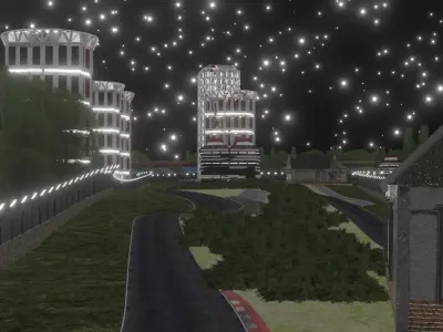 Racetrack For GameDev 3D model