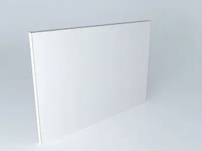 Culture record player in frame Free 3D model