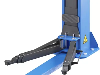 Two-post lift for auto service  3D model