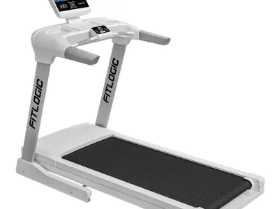 Treadmill FitLogic White 3D model