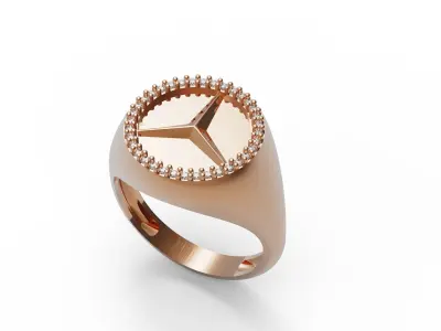 Benz ring 3D print model