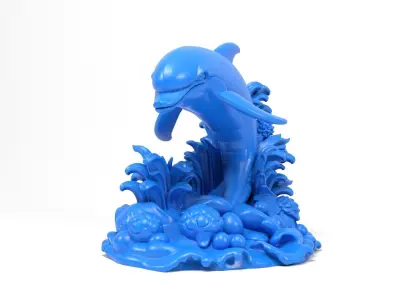 Dolphin Figurine 3D print model
