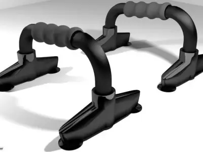 Exercise Equipment Push-up 3D model