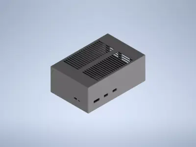 Case Rastpberry PI-5 3D model