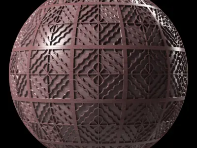 Wood Materials 15- leather Panels Pbr 4k Seamless Low-poly 3D model