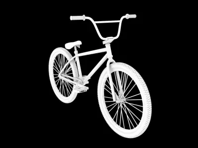 BMX Modell Middle Poly 3D model