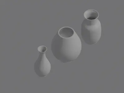 Vases 3D model
