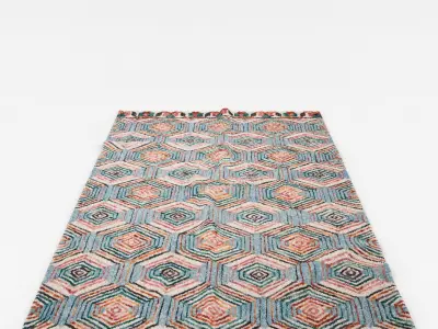 Rugs No 587 Low-poly 3D model