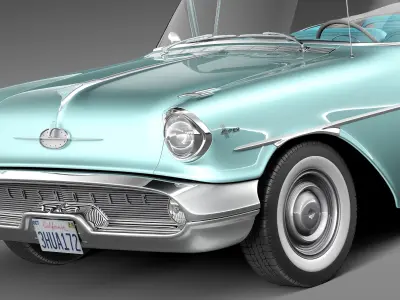 Oldsmobile 88 1957 Convertible 3D model