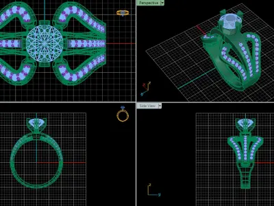 jewelry ring 153 3D print model
