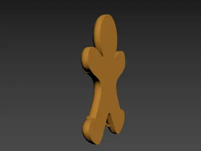 Gingerbread Man 3D print model purchase