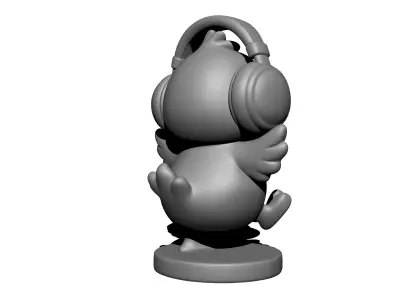 DJ Duck 3D print model