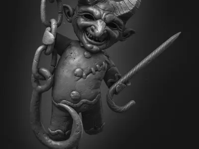 poSSessed cookie V2 - 3Dprint 3D print model