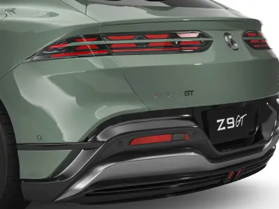 2025 BYD Denza Z9 GT With Interior 3D model