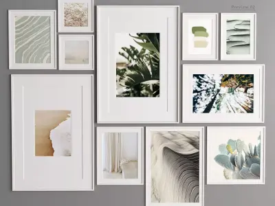 Art Frame 306 Low-poly 3D model