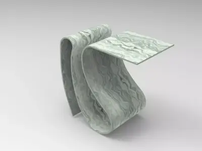 Noguh Table Low-poly 3D model