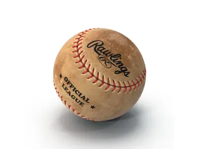 Baseball Ball Rawlings 3D model