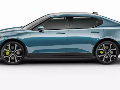Polestar 2 2020 electric coupe 3D model