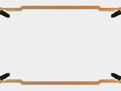 Carved dinner table for cnc 17 3D model