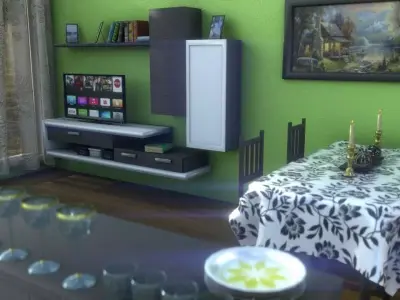 LIVING ROOM 3D model