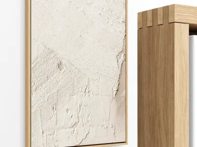 Plaster Two Frame 22 Low-poly 3D model