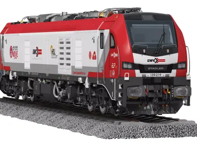 Stadler Euro Dual Lappwaldbahn Cargo 3D model