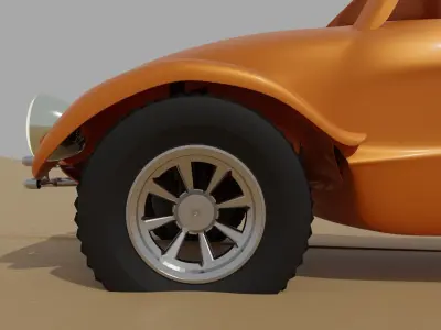 Vw Beetle Bajabug 3D model