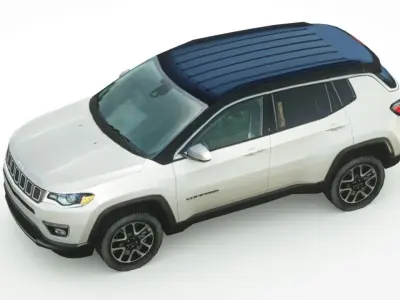 Jeep Compass 2019 Low-poly 3D model