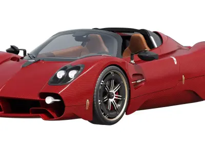 Pagani Utopia Roadster 2025 3D model