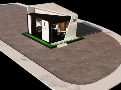  Show Room Store Exhibition a670 d 3D model