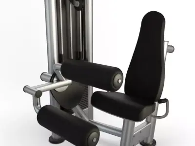 Gym Seated Legs Curl 3D model