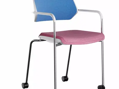 Steelcase QiVi Chair 3D model