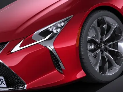 Lexus LC500 2017 3D model