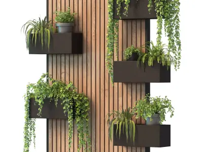 Floating Greenery 3D model