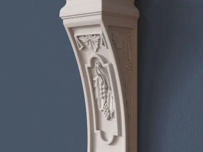 Decorative Corbel 3D model 10