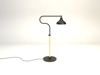 PBR Floor Lamp Low-poly 3D model