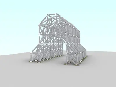 Optimal Truss Model 01 3D model