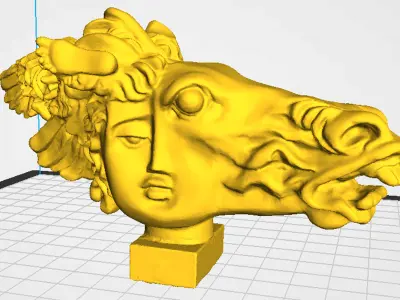 Using golden elf holding axe Free 3D model