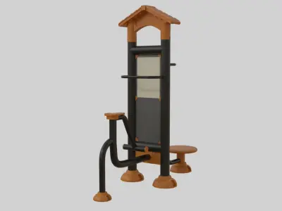 Playground Sport Equipment - 07 3D model