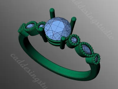Ring iz61 3D print model