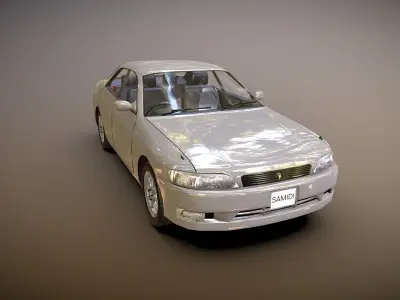 Toyota Mark 2 Low-poly 3D model
