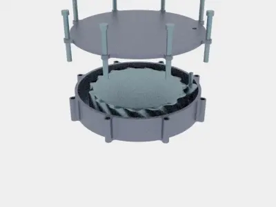 speed reducer ratio 15 to 01 3D print model