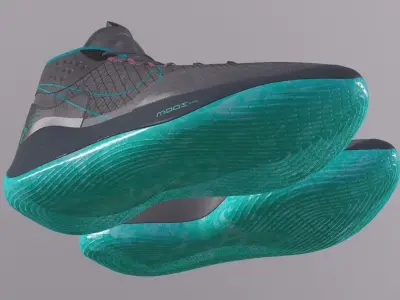 NIKE BASKETBALL SHOES PBR Low-poly 3D model