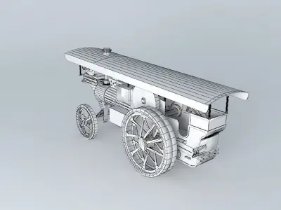 Burrell Showmans 4000 Ex Mayor  1925 Free 3D model