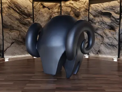 Goat Creature Figure Fan Art Toy 3D print model