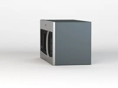 General Electric Microwave Oven With Recirculating Venting 3D model