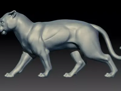 Panther 3D model buy
