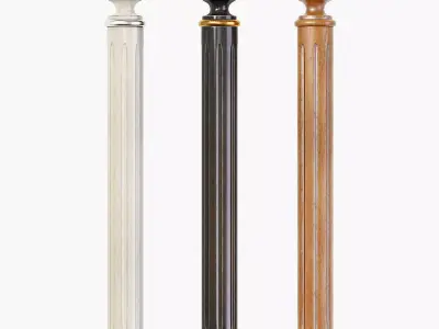 Classic baluster 02 3D model