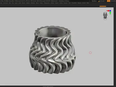 vase 3d print 656  3D print model