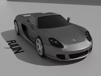 Porsche Carrera GT 3D model